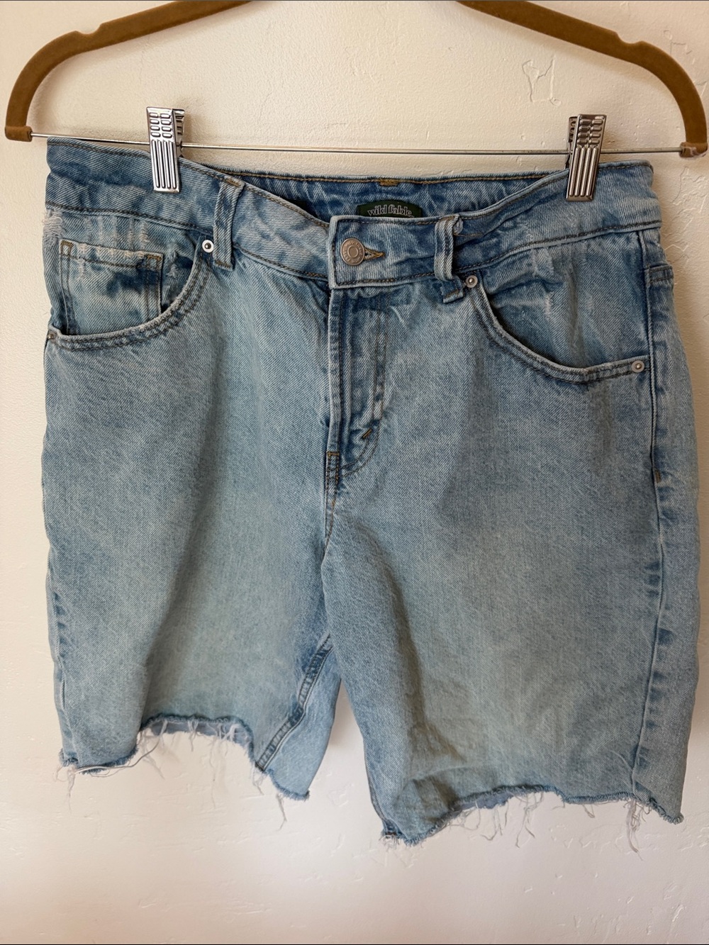 wild fable Light Wash Denim Cutoff Shorts